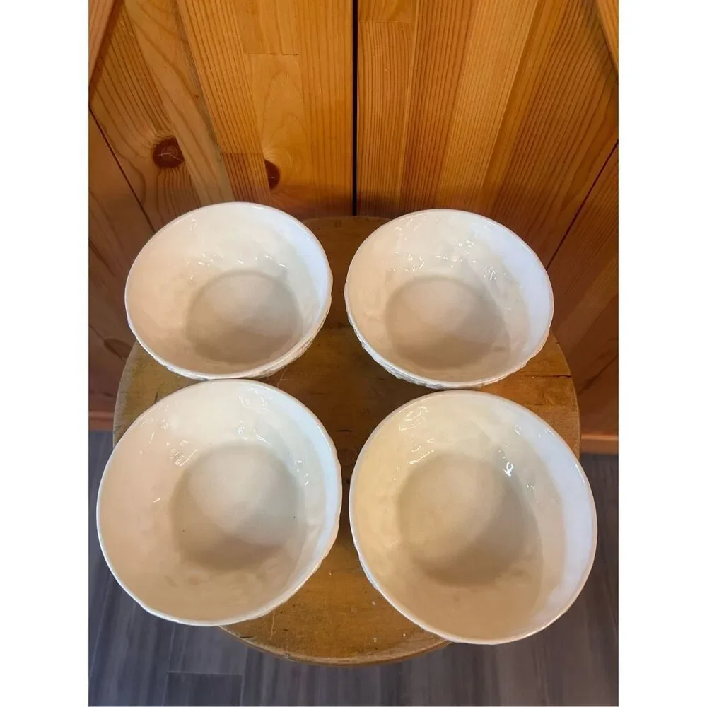 Vintage Spode IMPERIAL FANCIES Embossed Bowls K189 England Retired Set Of 4 (756